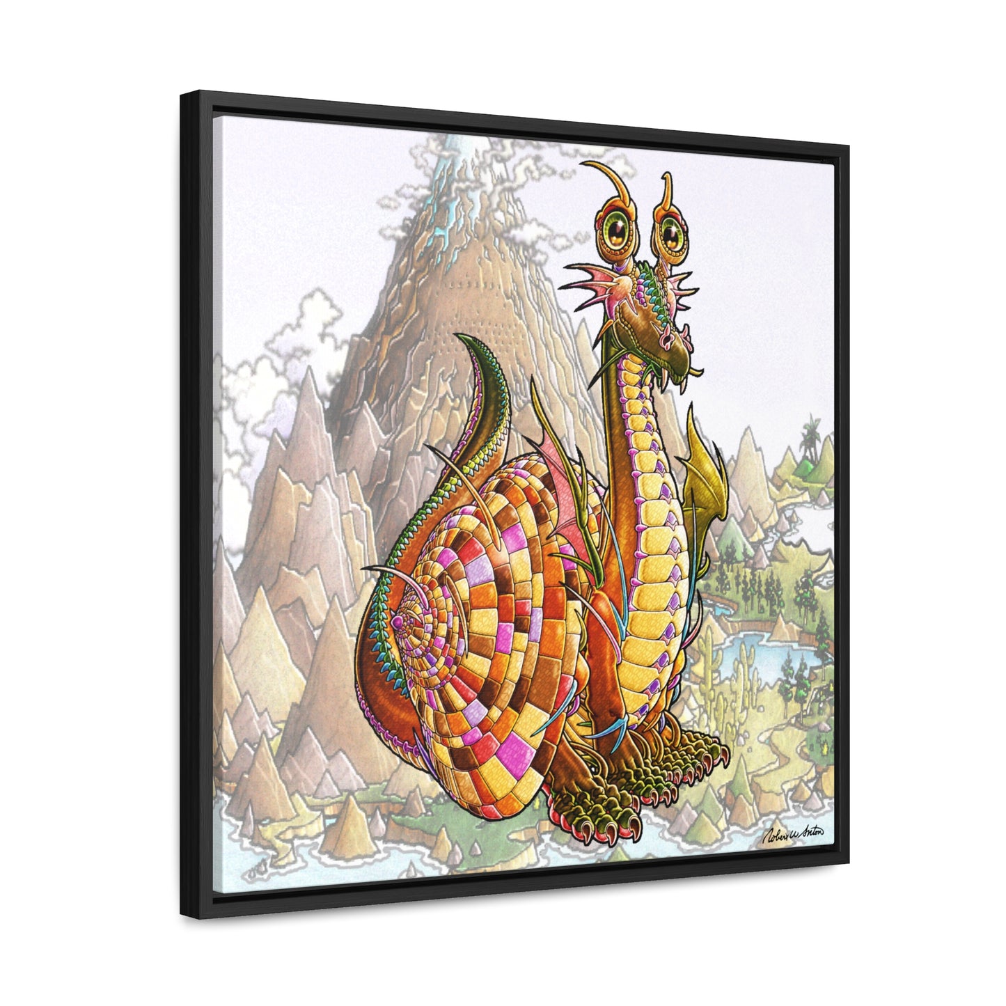 Canvas Wraps, Square Frame (BLAZE)